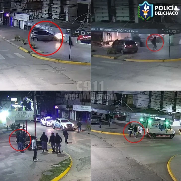 choque contra un hotel