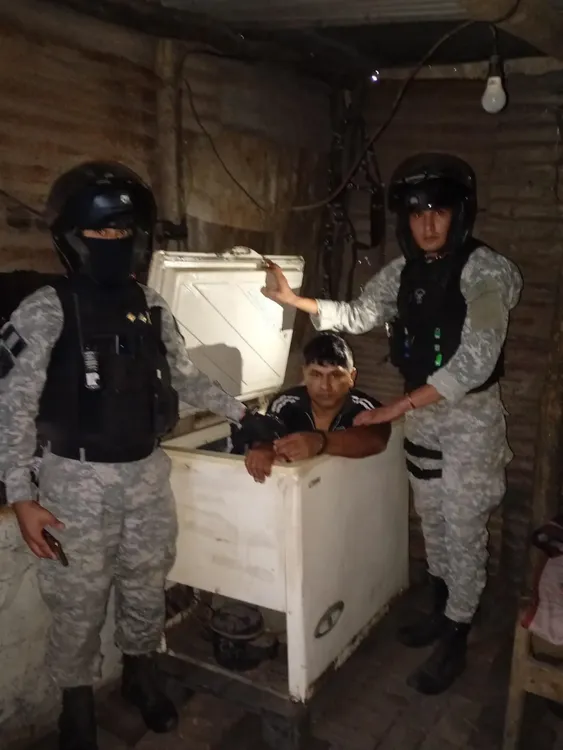 escondido en el frezzer